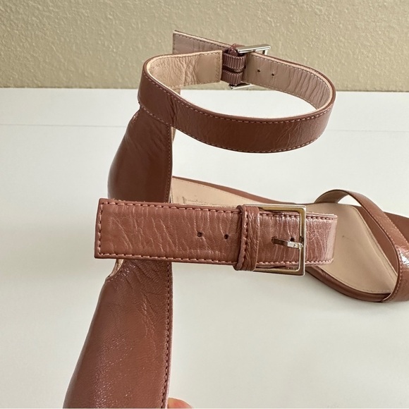 Stuart Weitzman Women's Ankle Strap Open Toe Heels Sandals in Blush Pink sz 8M - Picture 11 of 16